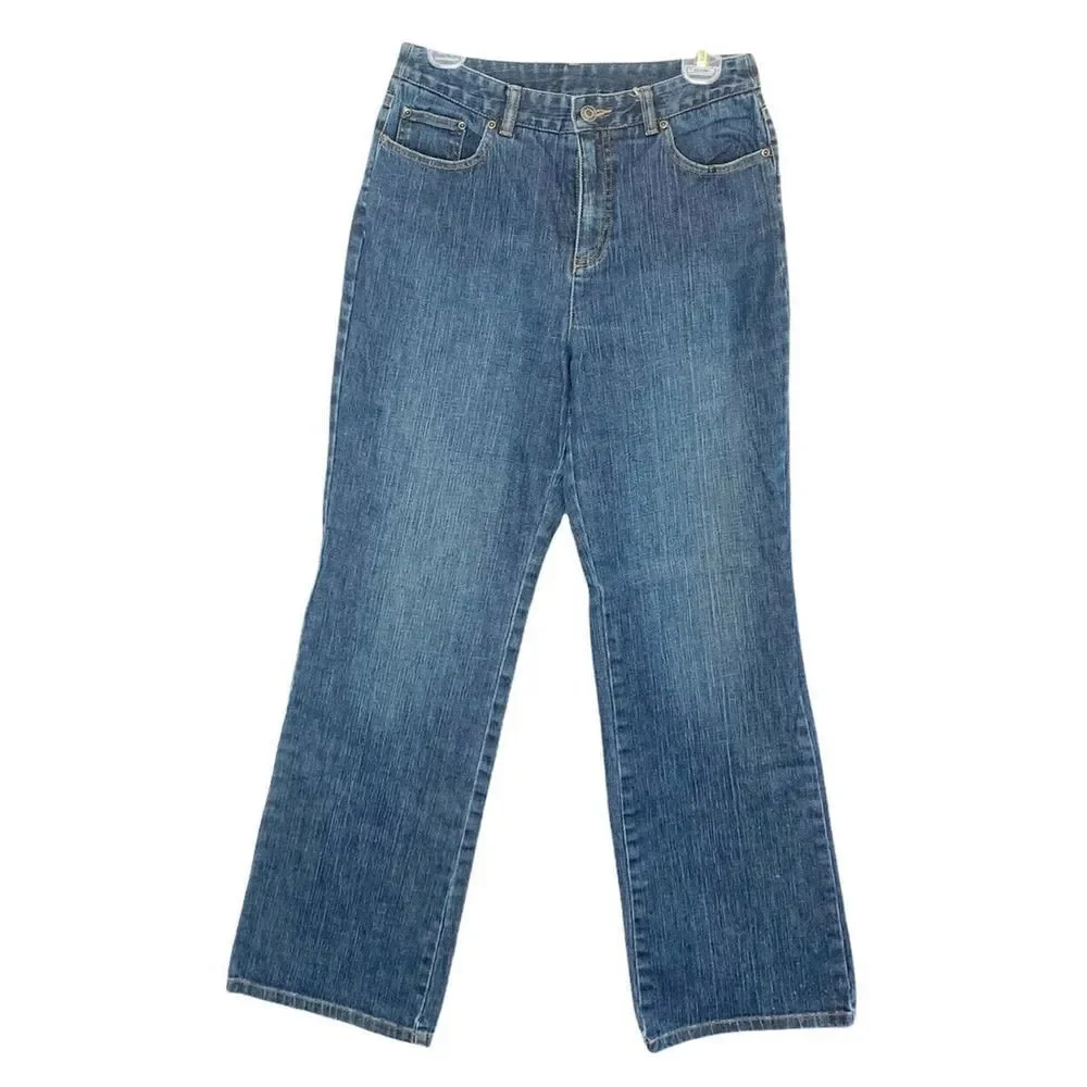 Talbots Women’s Straight Leg Stretch Jeans Size 8